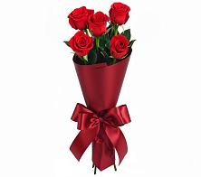 Букет 5 Красных роз Эдлесс Лав в Едрово