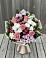 Букет цветов из: Альстромерии, Гвоздики, Розы и Хризантемы в Едрово