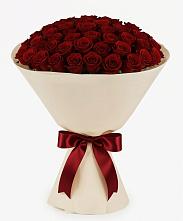 Букет 101 Бордовая роза Блэк Бакарра в Едрово