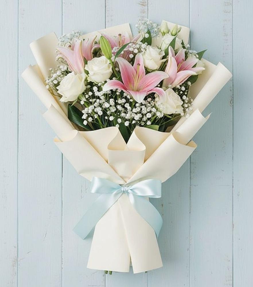 Букет цветов из: Лилии в Едрово