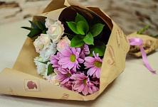Букет цветов из:  Розы и Хризантемы #REPLACE_PRED# Едрово