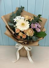 Букет цветов из:  Герберы и Хризантемы в Едрово