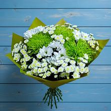 Букет цветов из:  Хризантемы #REPLACE_PRED# Едрово