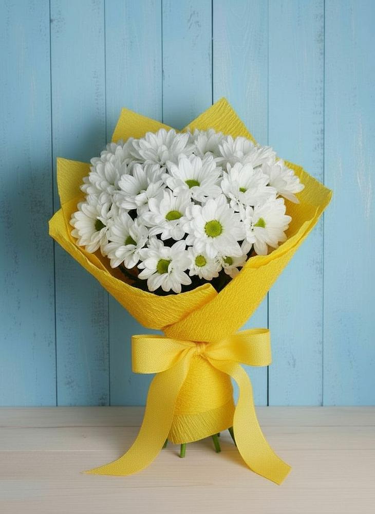 Букет цветов из: Хризантемы в Едрово