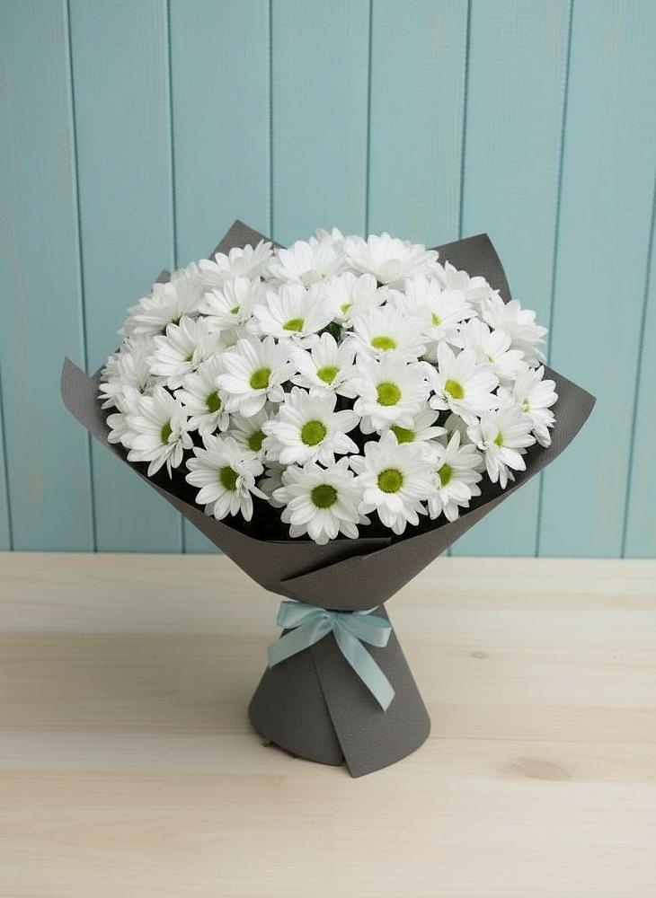 Букет цветов из: Хризантемы в Едрово