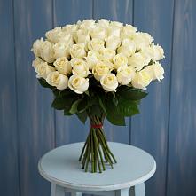 Букет 51 Белая роза Эдлесс Лав #REPLACE_PRED# Едрово