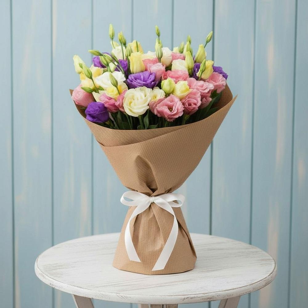 Букет цветов из: Лизиантусы в Едрово