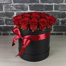 Цветочная композиция из Розы в шляпной коробке #REPLACE_PRED# Едрово