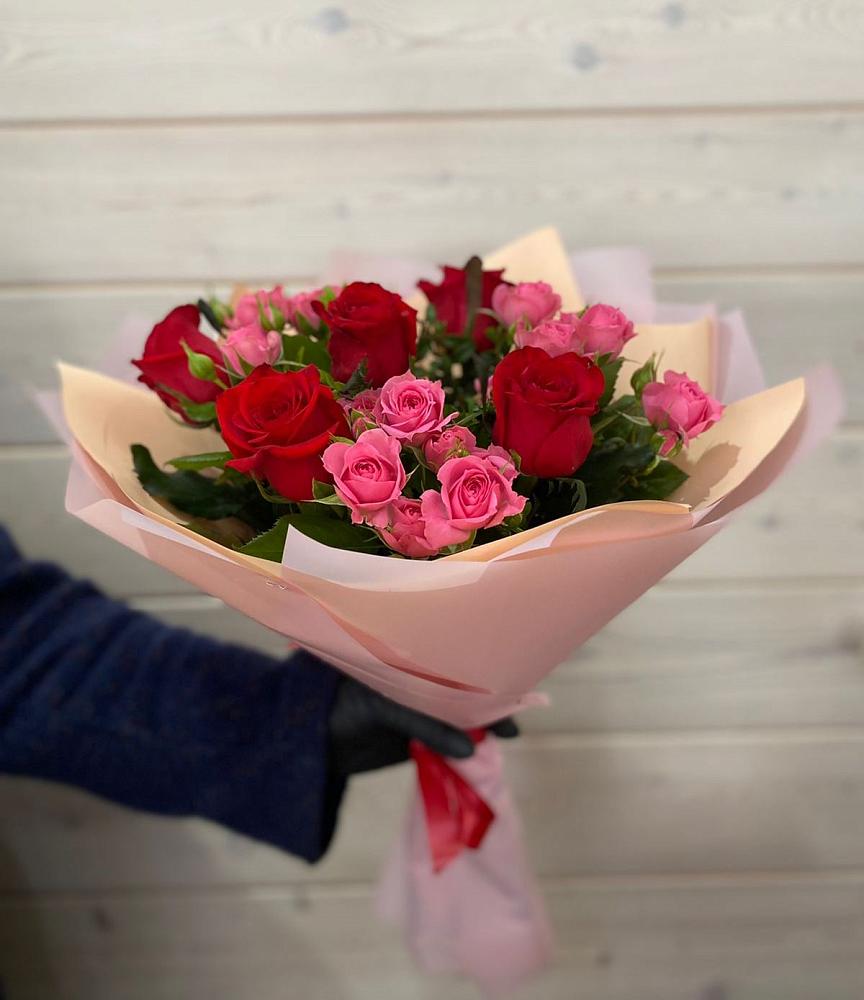 Букет цветов из: Розы в Едрово