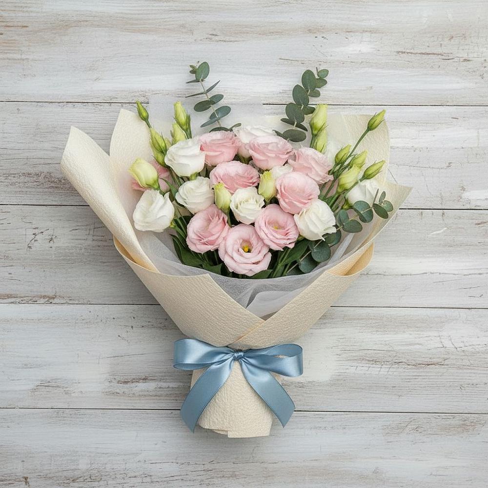 Букет цветов из: Лизиантусы в Едрово